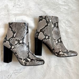 Steve Madden Snakeskin Pixie Booties
